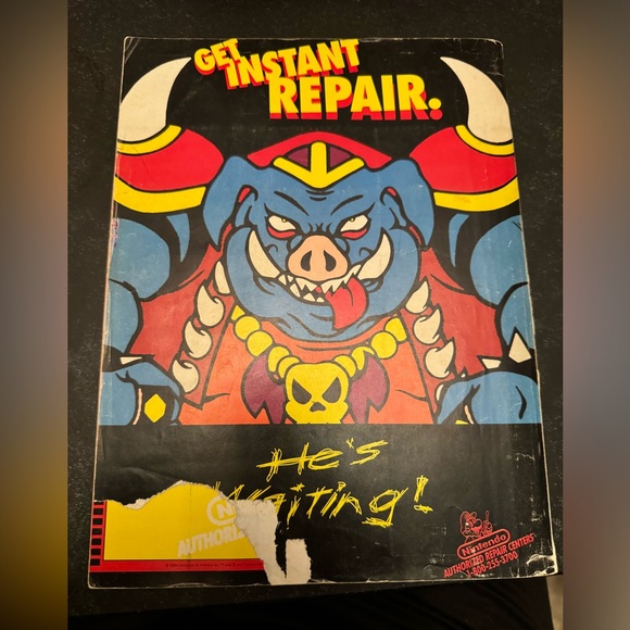 Nintendo power volume 58 - Wario Land w ken Griffey jr poster - Picture 2 of 3